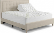 Top Split Cal King (Flex CalKing) Waterproof Bamboo Jacquard Mattress Pad