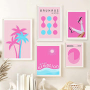 Barbiecore Gallery Wall Art Canvas Posters