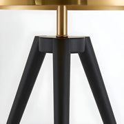 Bedroom Chic Luxury Gold Semi-Circle Tripod Table Lamp
