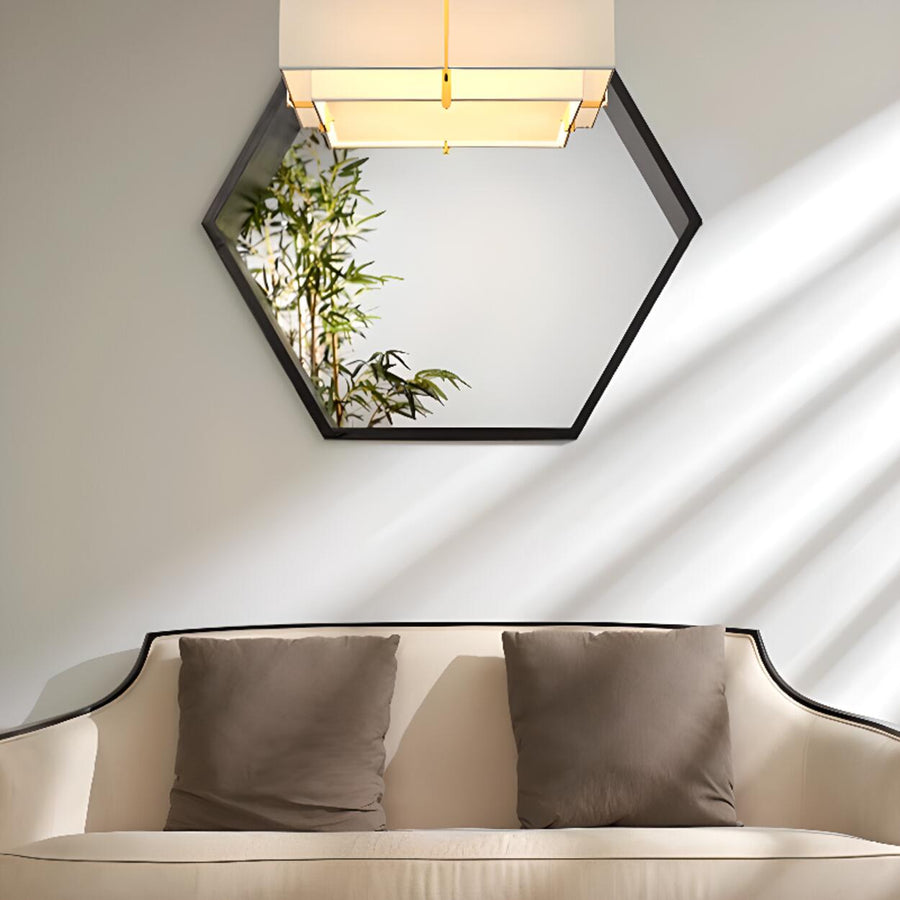 Bedroom Cylinder Textured Fabric Semi-Flush Mount Light