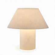 Bedroom White Simple Mushroom Alabaster Table Lamp