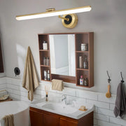 Black Modern Linear Metal LED Bathroom Vanity Light