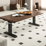 Black Rectangular Wooden Top Lift Top Coffee Table
