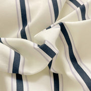 Blue Striped Minimalist Bedding Set