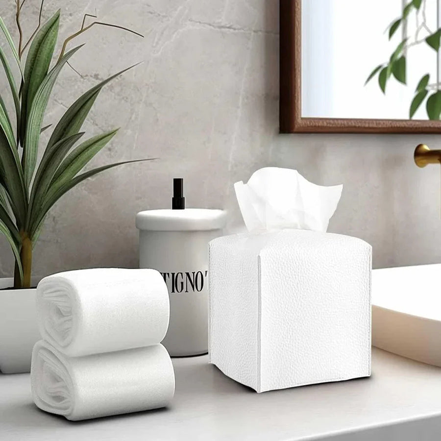 Sleepwyn Leather Tissue Holder