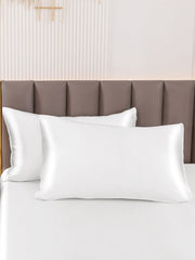 2Pcs 22Momme 100% Mulberry Silk Pillowcases Bundle - Envelope Closure