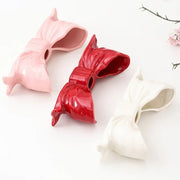 Ceramic Bow-Shaped Candle Holder