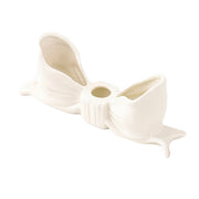 Ceramic Bow-Shaped Candle Holder