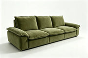 Chenille Modular Sofa with Storage and Memory Foam