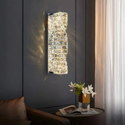 Chrome Luxury Crystal Wall Sconce Lighting