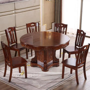 Classic Open Slatted Back Wood Standard Dining Chair