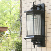 Classic Outdoor Black Waterproof Wall Lantern Sconce