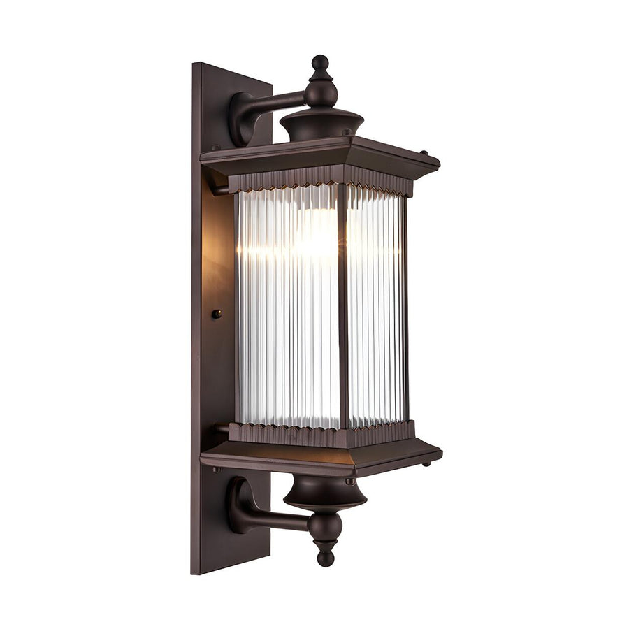 Classic Outdoor Black Waterproof Wall Lantern Sconce
