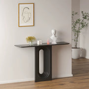 Console Table with Arch Panel Design for Entryway and Living Room