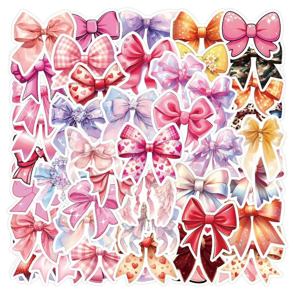 Coquette Aesthetic Bows Sticker Pack