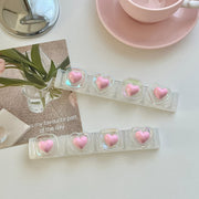 Coquette Pink Hearts Cable Holder