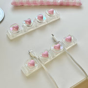 Coquette Pink Hearts Cable Holder