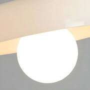 Corridor Green Barn Glass Flush Mount Ceiling Light