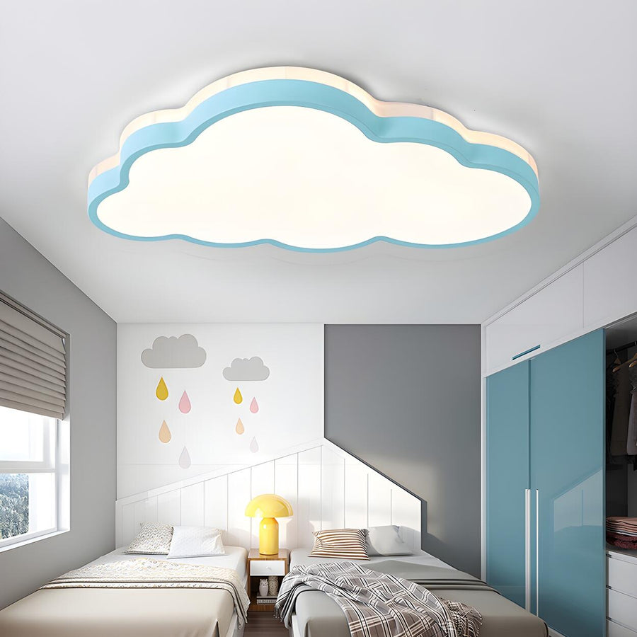 Creative Cloud-Shaped Dimmable LED Flush Mount Light