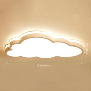Creative Cloud-Shaped Dimmable LED Flush Mount Light