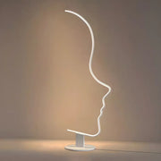 Creative Living Room Abstract Face LED Floor Lamp