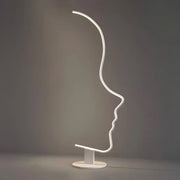 Creative Living Room Abstract Face LED Floor Lamp