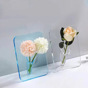 Curved Wormhole Acrylic Flower Vase
