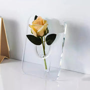 Curved Wormhole Acrylic Flower Vase