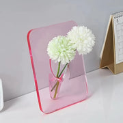 Curved Wormhole Acrylic Flower Vase