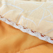 Cute Cartoon Orange Print Quilt