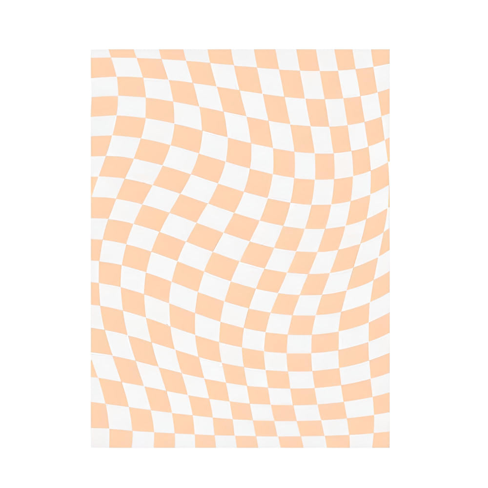 Pastel Curvy Checker Carpet
