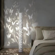 Decorative Butterfly Pattern Cylinder Metal Floor Lamp