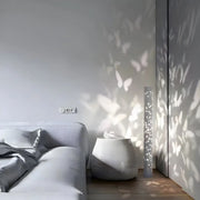 Decorative Butterfly Pattern Cylinder Metal Floor Lamp