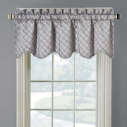 Diamond Pintuck Lined Window Valance 52"Wx17"L (Single)