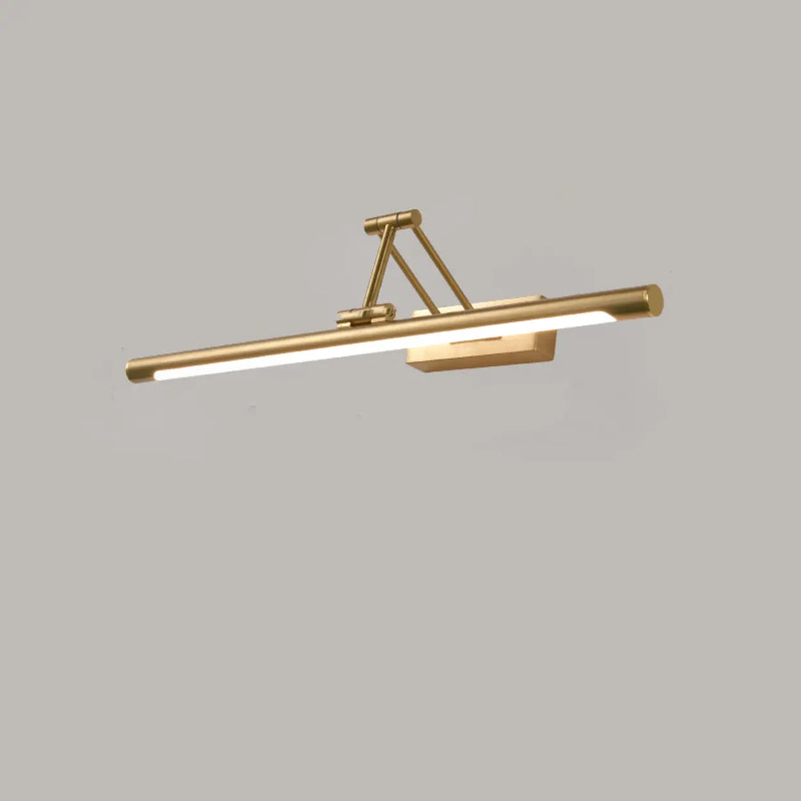 Elegant Brass LED Linear Adjustable Metal Vanity Light