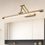 Elegant Brass LED Linear Adjustable Metal Vanity Light