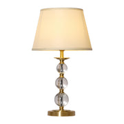 Elegant Conical Crystal Ball Base Decorative Table Lamp