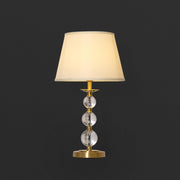 Elegant Conical Crystal Ball Base Decorative Table Lamp