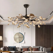 Elegant Firefly Modern Remote Ceiling Fan with Light