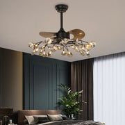 Elegant Firefly Modern Remote Ceiling Fan with Light