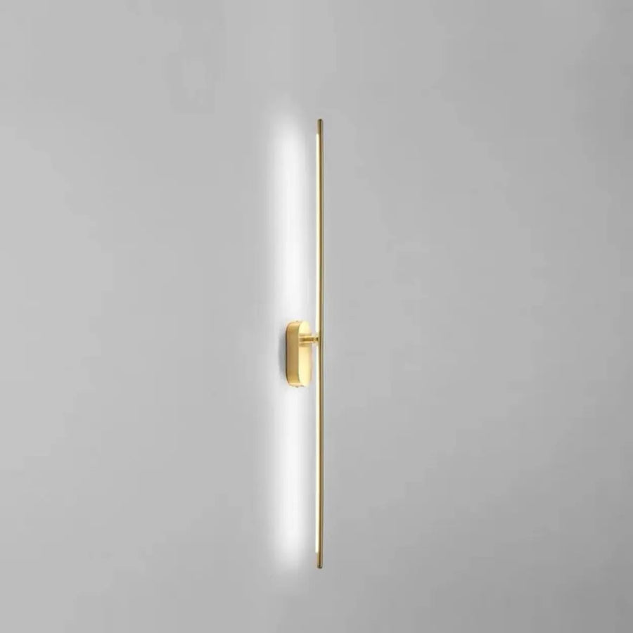 Elegant Gold Bathroom Linear Vanity Light Fixture