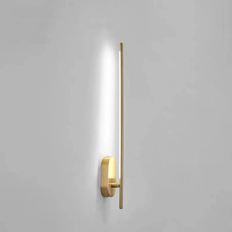 Elegant Gold Bathroom Linear Vanity Light Fixture
