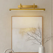 Elegant Gold Straight Linear Vanity Mirror Light
