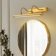 Elegant Gold Straight Linear Vanity Mirror Light