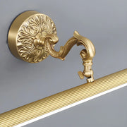 Elegant Simple Gold Linear Brass Mirror Vanity Light
