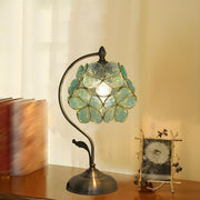 Elegant Tiffany Cherry Blossoms Ball Glass Table Lamp