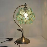 Elegant Tiffany Cherry Blossoms Ball Glass Table Lamp