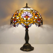 Elegant Tiffany Stained Glass Dome Decor Table Lamp