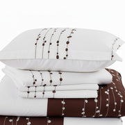 Ellis Embroidered 3-Piece Duvet Cover Sets