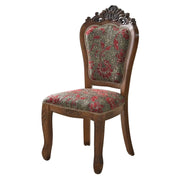 European Style Vintage Wooden Upholstered Dining Chair